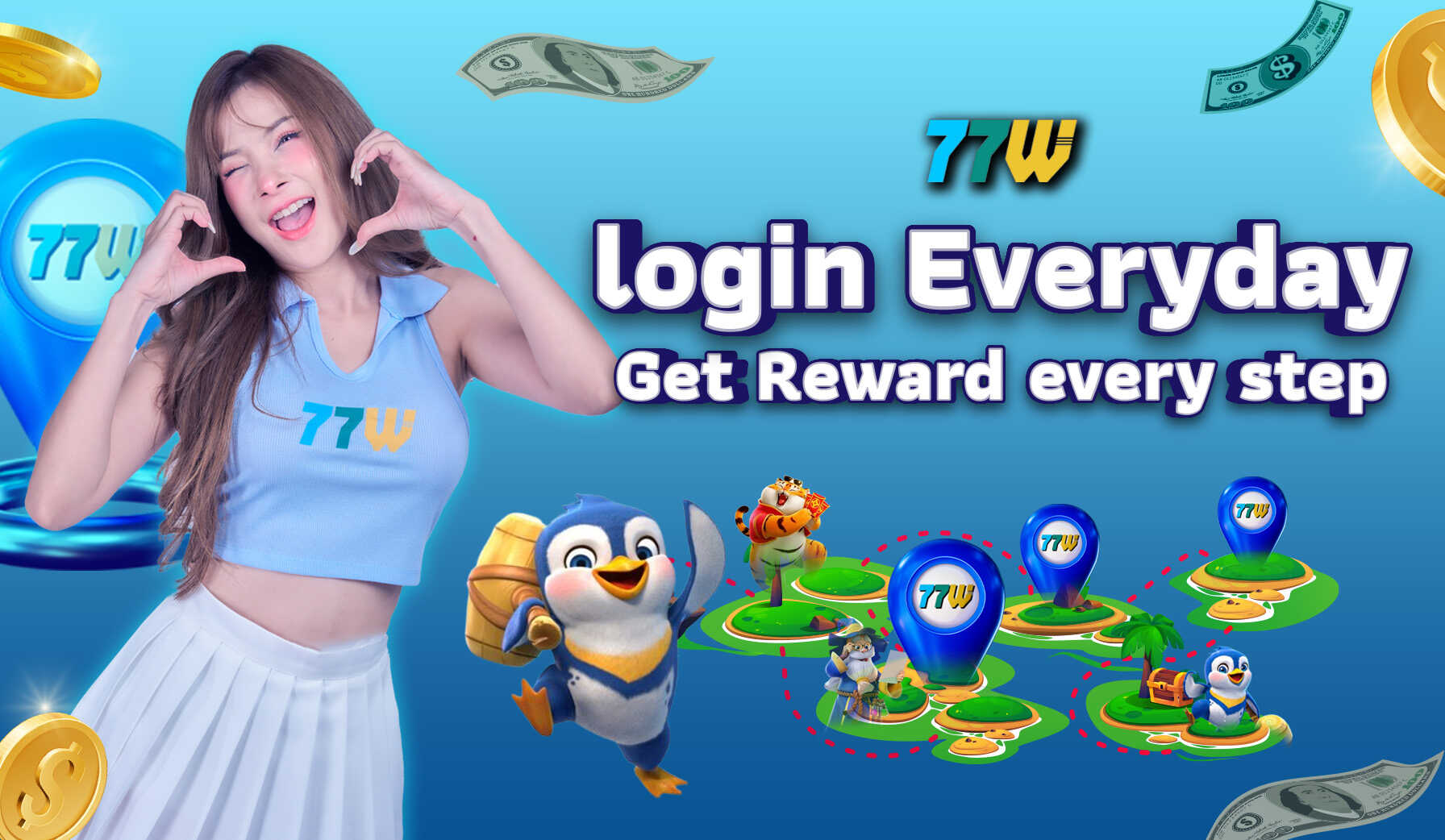 77w